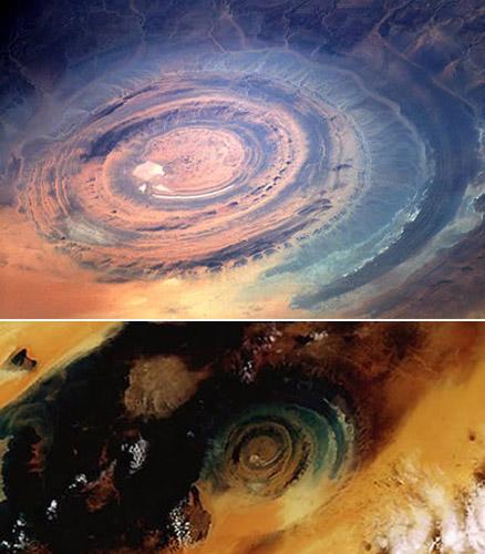 地球十大地貌奇观:撒哈拉之眼与赤水丹霞
